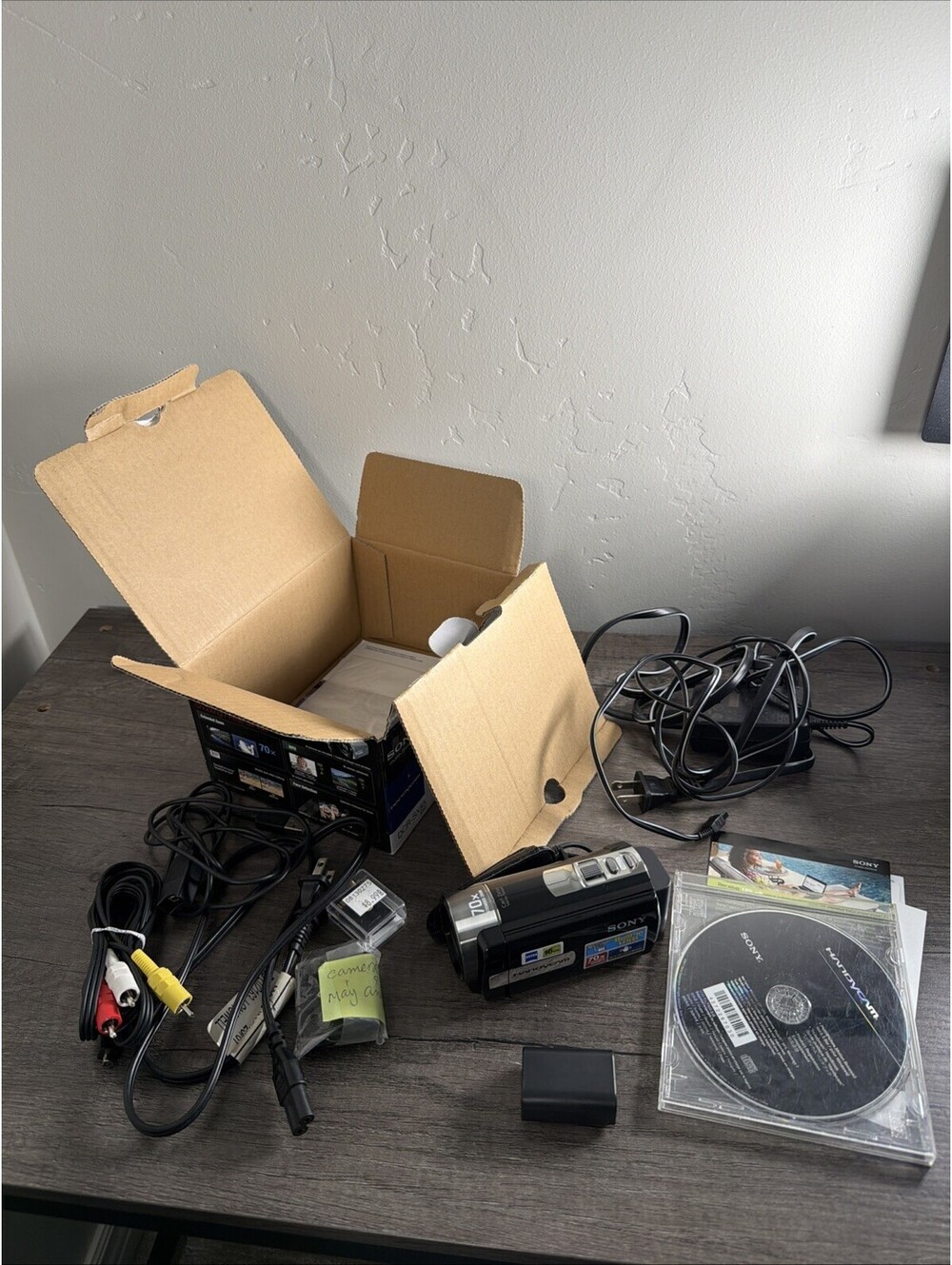 Sony Handycam DCR-SX85 (Silver) 16GB Camcorder w/ 2 Batteries & Portable Charger